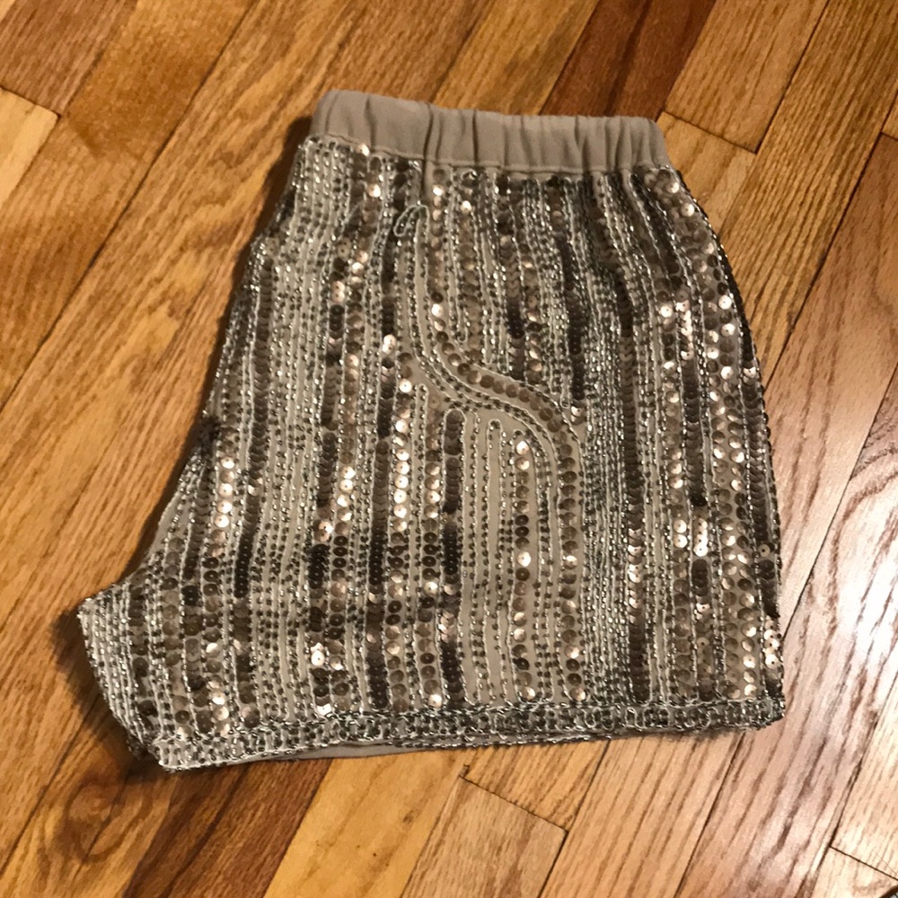 👹Meghan Los Angeles Sequins Embellished Fashion Evening Club flashy Sz L glam - Picture 6 of 6